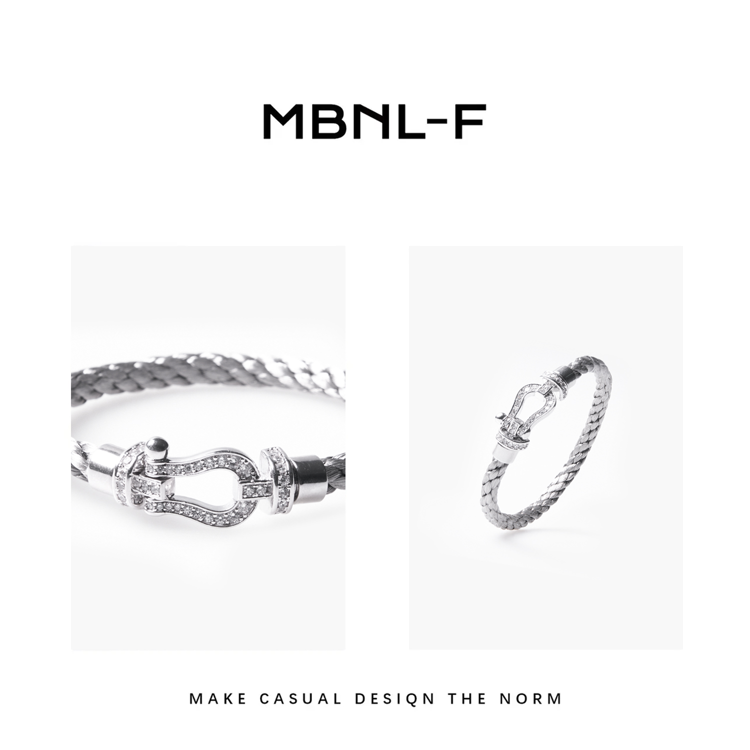 MBNL-F高端线 秦磊同款24F/W 时髦高级手镯LL-34901 m9商品图2