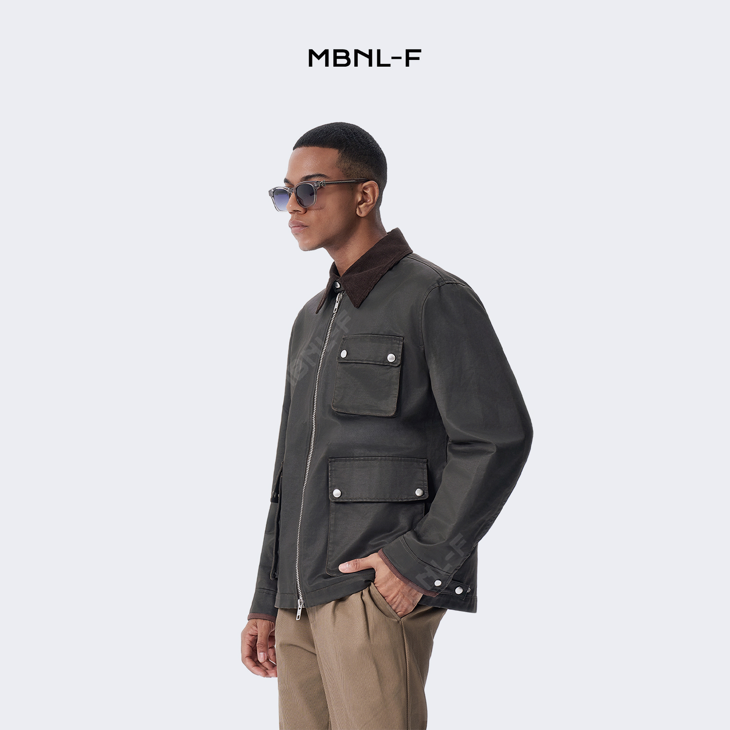 MBNL-F高端线 秦磊同款24F/W 皮衣夹克男士外套 LL-WG235541 m9商品图2
