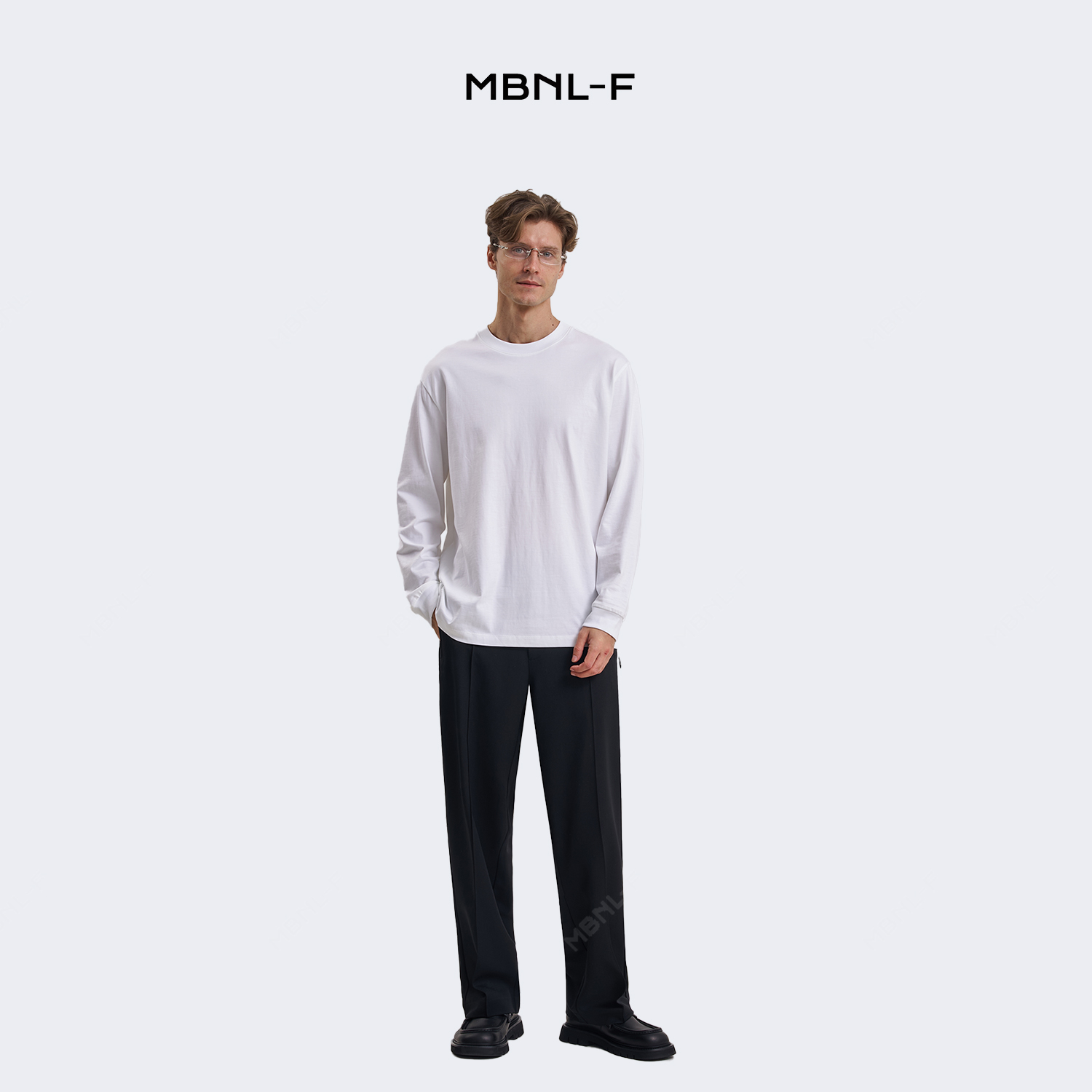 MBNL-F 男装高端线 24F/W 纯棉高级净版长袖T恤打底 LL-JL561 m9商品图2
