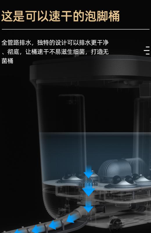 KASJ凯诗捷Z201智能杀菌多功能足浴器 商品图4