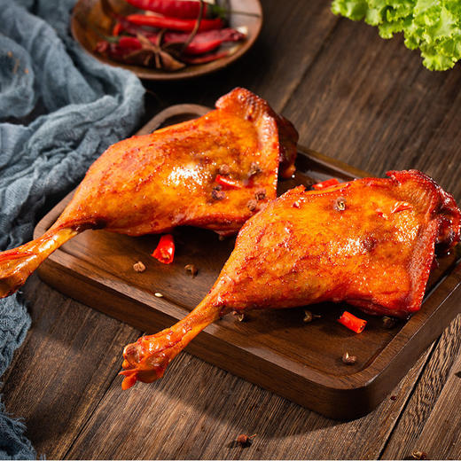 曹老板 鸭腿左腿留给我 蜜汁味110g 左腿是鸭腿精华 熟食小零食休闲食品小吃 商品图2