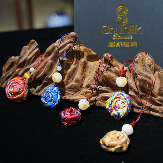 蜀锦创意流苏押襟 商品图2