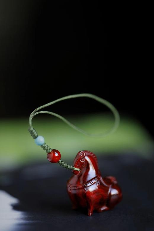 紫檀【唐马】钥匙扣/挂件 商品图2