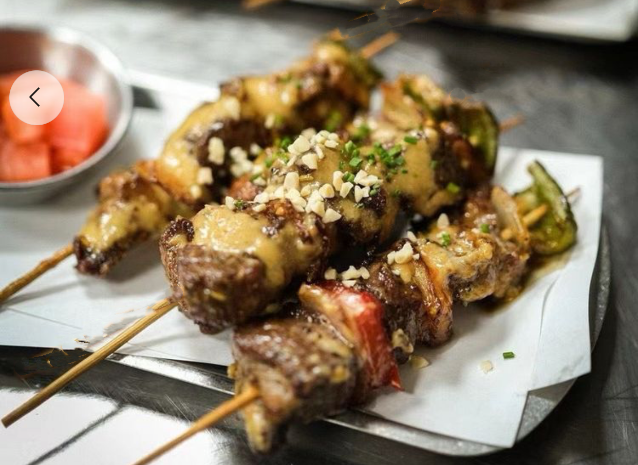 炭烤雪花肉串 趁热吃哟(推荐）