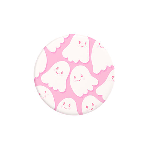 1【魔女奇妙夜】草莓幽灵 POPGRIP泡泡骚手机粘贴式支架 Graphic平面系列 粉色 万圣节 拼贴 商品图1