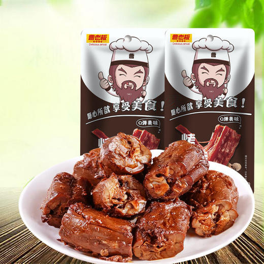 曹老板烤脖卤味20g烤脖黑鸭味鸡脖子下酒菜 商品图0