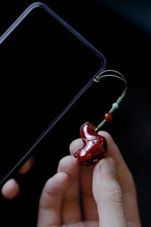 紫檀【唐马】钥匙扣/挂件 商品图8