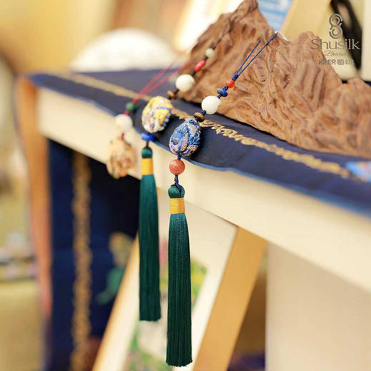 蜀锦创意流苏押襟 商品图0