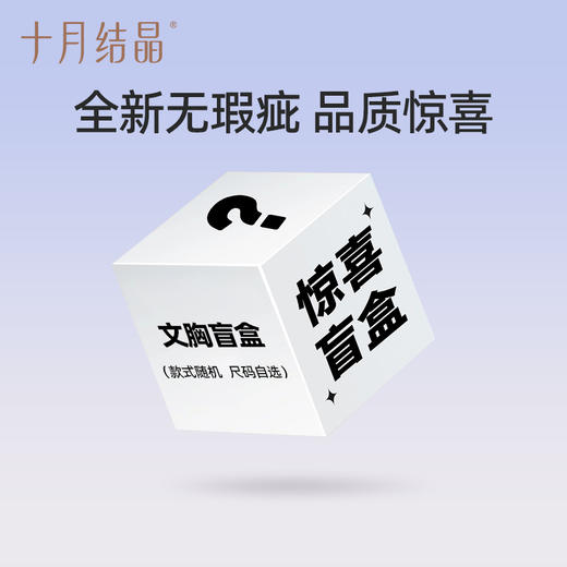 【孕妇哺乳内衣盲盒】十月结晶哺乳内衣惊喜随机盲盒（非质量问题不退不换） 商品图0