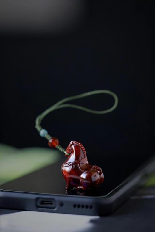 紫檀【唐马】钥匙扣/挂件 商品图3