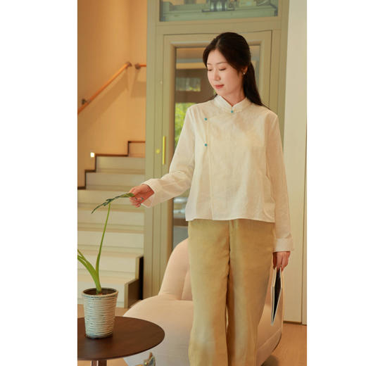 【抖音专属】直筒裤（24709813-青白玉-结缘款） 商品图1