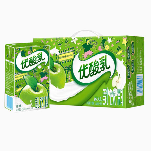 伊利优酸乳 原味含乳牛奶饮料250ml*24/箱 商品图0