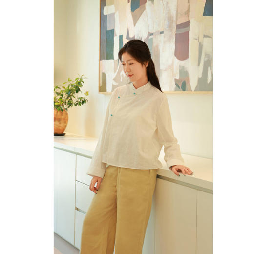 【抖音专属】直筒裤（24709813-青白玉-结缘款） 商品图2