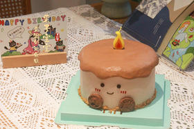 栗子宝宝·栗泥奶油蛋糕（可备注少糖）