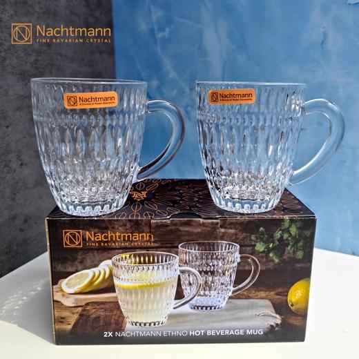 德国进口nachtmann水晶玻璃耐热带把杯咖啡杯热饮杯马克杯花茶杯奈赫曼安诺热饮杯（两只装） 商品图4