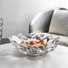 【样品特惠4折，仅1个，无货退款】捷克原装进口BOHEMIA钻面水晶玻璃欧式婚庆水果盘客厅果盆果斗波西米亚卢娜尔棱镜果斗31cm卢娜尔棱镜花瓶28cm 商品缩略图1