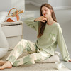 芬腾纯棉春秋季女士睡衣长袖套头套装可爱宽松休闲大码全棉家居服 商品缩略图0