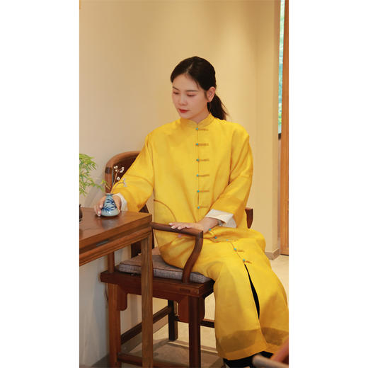 【2026东衣作】新中式连衣裙（24807017九斤黄） 商品图0