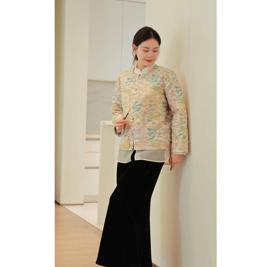 【2026东衣作】新中式外套（24805010织金妆花） 商品图5