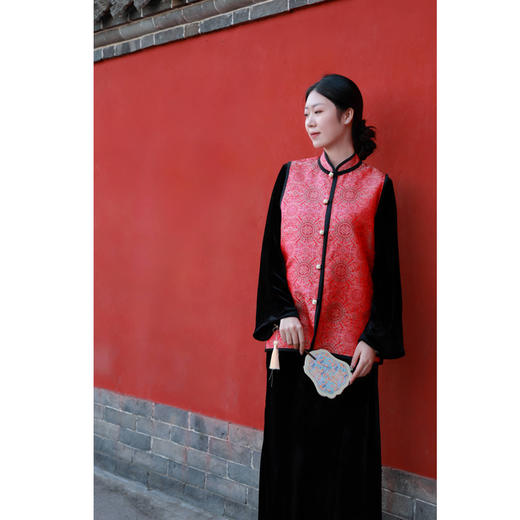 【2026东衣作】新中式马甲（24804007珊瑚赫） 商品图2