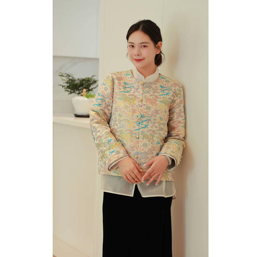 【2026东衣作】新中式外套（24805010织金妆花） 商品图4