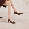 【cf】千百度裸色细高跟鞋女秋季漆皮浅口法式单鞋A24471653 商品缩略图2