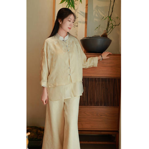 【2026东衣作】圆领衬衫（24710861米汤娇） 商品图1