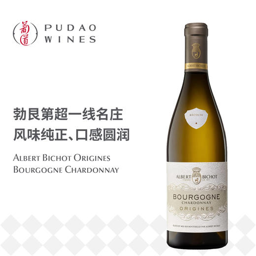 阿尔伯特·毕修酒庄起源系列霞多丽白葡萄酒 Albert Bichot Origines Bourgogne Chardonnay 商品图0