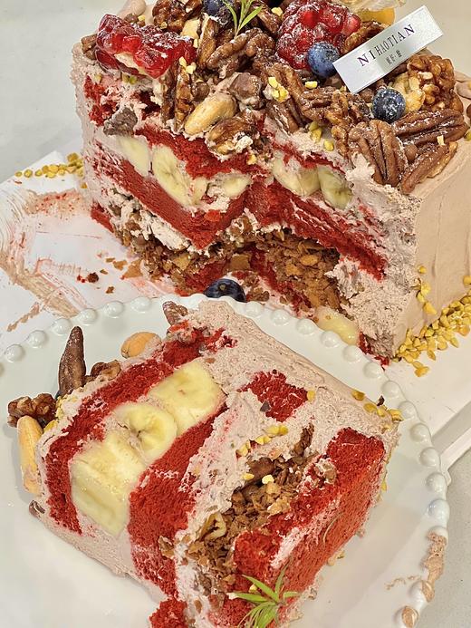 【咖啡碧根果红丝绒蛋糕——秋冬里的治愈】 商品图3