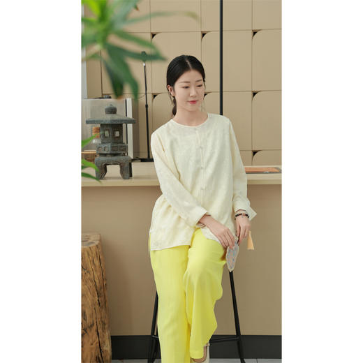 【2026东衣作】圆领衬衫（24810985米汤娇） 商品图4