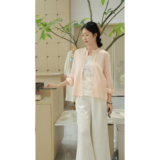 【线上专属】立领衬衫（21710804-扶光） 商品图2