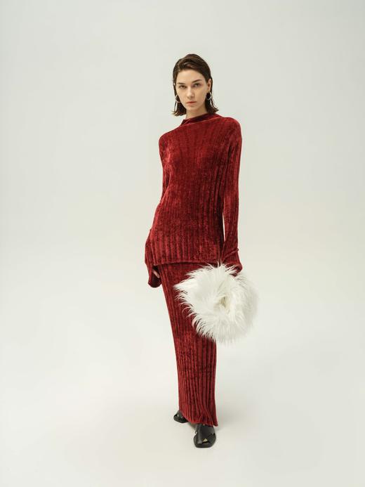 H型针织长裙 商品图0