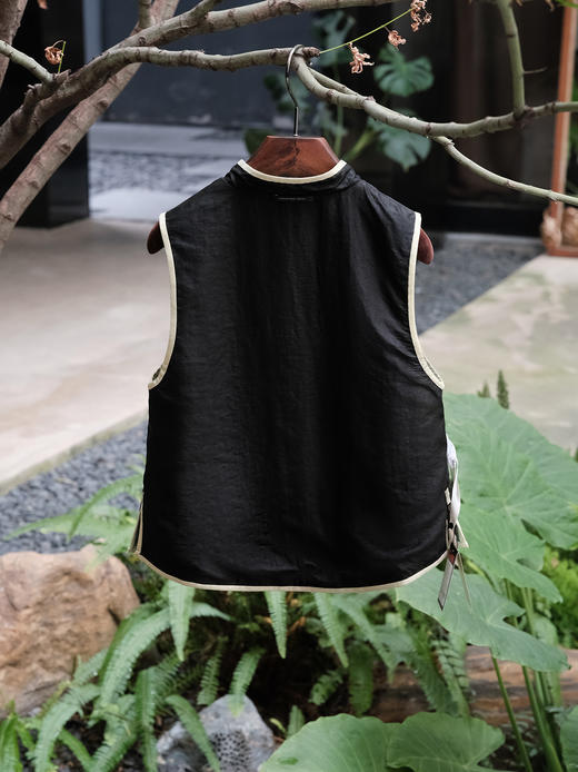 盛唐牡丹| 宝相花纹重缎宋锦双面穿马甲[特价品] 商品图8