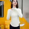 跃牌【周游世界系列】 健身服女秋冬款高弹力立领高级感跑步运动上衣半拉链透气显瘦长袖 TP0660 商品缩略图4
