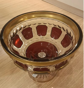 ◇31680安斯特宝红经典高脚果斗30cm