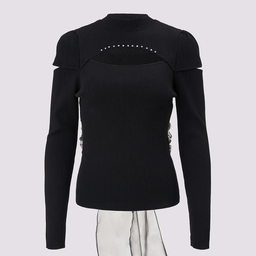 玛克门店发货：修身显瘦针织上衣MF85SW751A90 商品图2