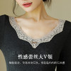 绵羊毛蕾丝大V领美体套装女士腈纶保暖套装（4-919） 商品缩略图12