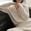 【抖音专属】羊绒衫V领（YR616茉莉白） 商品缩略图1