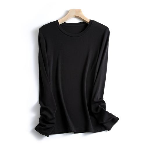 【 128元到手三件】马卡龙色系 羊绒蛋白精华羊毛 美雅碧发热免烫显瘦 长袖女款打底衫 拍一件不发！！ 选3件加入购物车自动减H244050158 商品图5