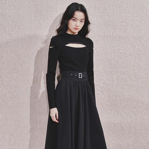 玛克门店发货：修身显瘦针织上衣MF85SW751A90 商品图1