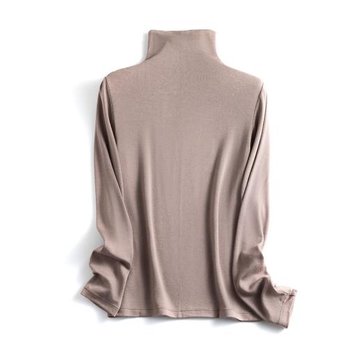 【 128元到手三件】马卡龙色系 羊绒蛋白精华羊毛 美雅碧发热免烫显瘦 长袖女款打底衫 拍一件不发！！ 选3件加入购物车自动减H244050158 商品图6