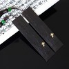 金玉满堂&福禄°紫光檀镶黄杨浮雕书签 商品缩略图0