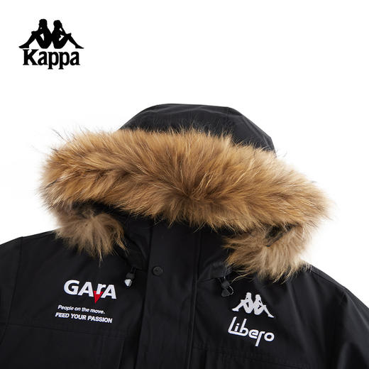 Kappa卡帕背靠背防泼水羽绒服男新款冬季防风连帽外套保暖防寒服K0E72YY43 商品图2