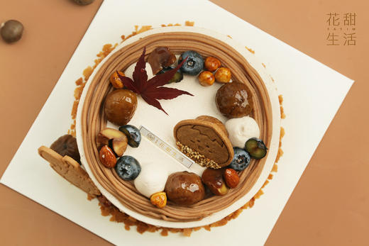 香草朗姆栗子•奶油蛋糕 商品图1