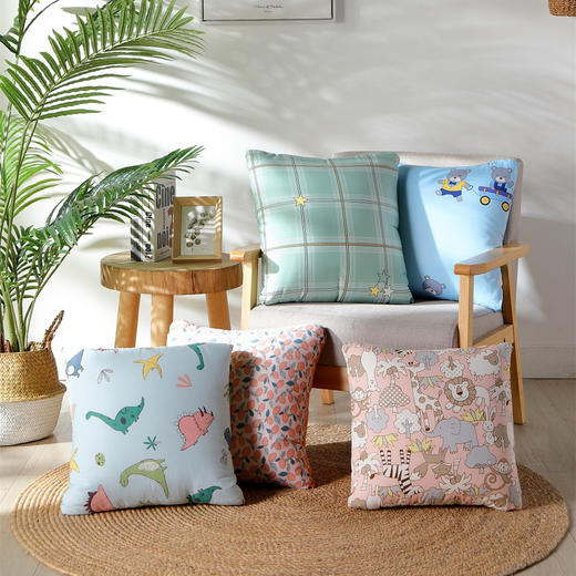 远梦纯棉水洗抱枕被 商品图0