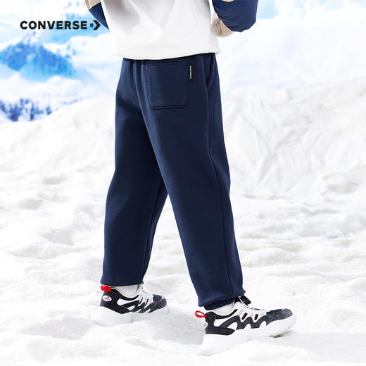 CONVERSE 匡威 冬 大童小童 儿童童装加绒长裤 CNVB-KN-F371 商品图8