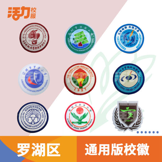 深圳市校服校徽-罗湖区校徽定制 商品图0