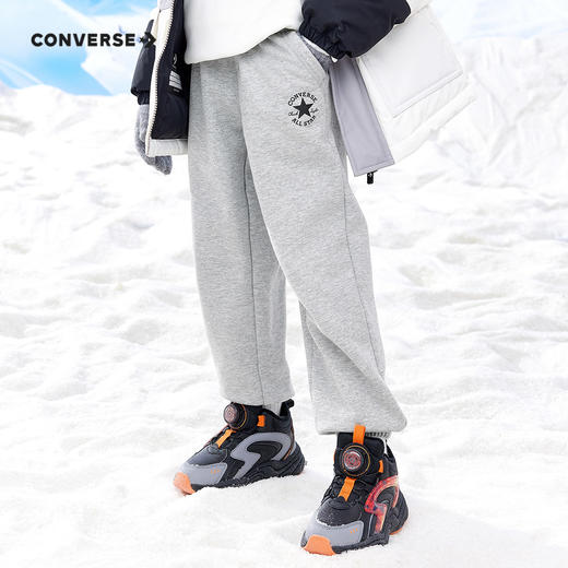 CONVERSE 匡威 冬 大童小童 儿童童装加绒长裤 CNVB-KN-F371 商品图1
