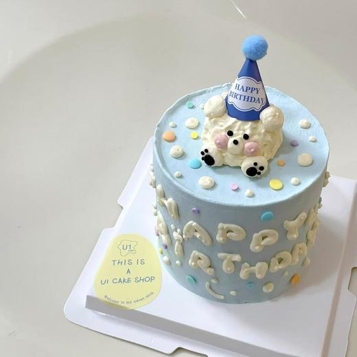 【可爱蓝宝】叮当CAKE爆款生日蛋糕-鲜果奶油蛋糕 商品图0
