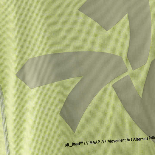 MAAP 女士 Alt_Road Cropped Tee 暗影黄 休闲骑行 短袖T恤 商品图4